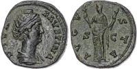 Diva Faustina Senior Bronze Sestertius