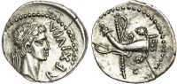 Kings of Mauretania, Juba II Silver Denarius