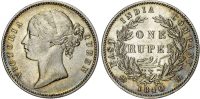 India, EIC, Victoria (1837-1901), silver Rupee