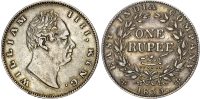 India, EIC, William IV (1830-1837), silver Rupee