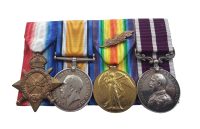 A Great War Egypt, Western Front Meritorious Service and Mentioned in Despatches Group of 4 to Serjeant James A. Paisley-Whyte