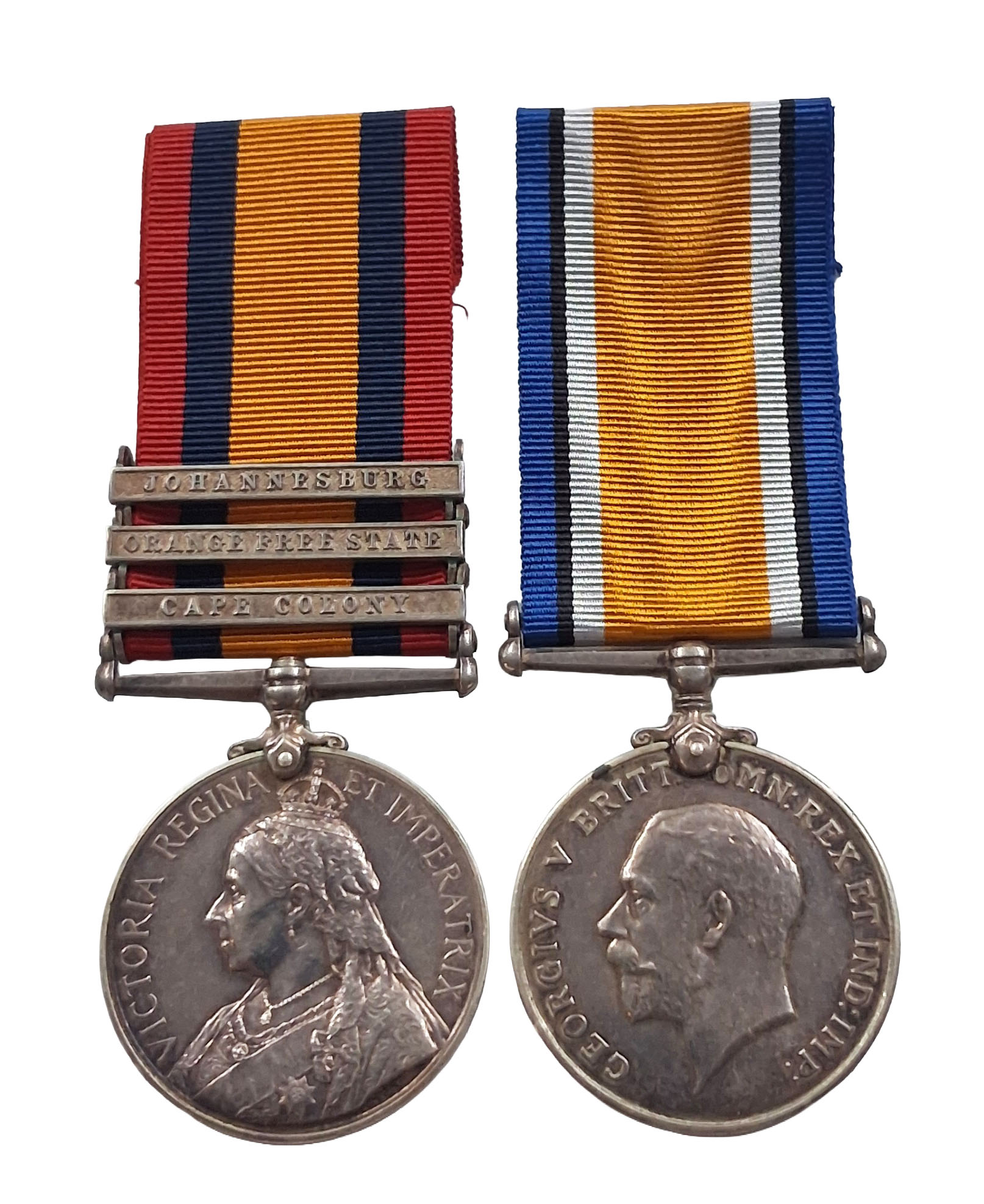 A Boer War Great War Pair – His Full entitlement. Awarded to Serjeant, later Private James Robertson A Boer War Great War Pair – His Full entitlement. Awarded to Serjeant, later Private James Robertson
