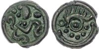Celtic Gaul, Suessiones, Bronze Potin unit