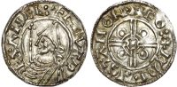 Cnut (1016-1035), SIlver Penny, Pointed Helmet type (Brunstan of Thetford)
