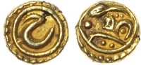 India, Mysore, Tipu Sultan (AH 1197-1213 / 1782-1799 AD), gold Fanam