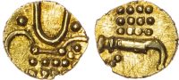 India, Dutch Cochin, gold Fanam