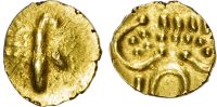 India, Dutch Cochin, gold Fanam