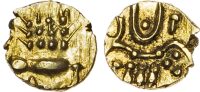 India, Cochin, gold Fanam