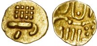 India, Cochin, gold Fanam