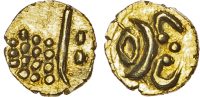 India, Malabar, gold Fanam