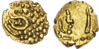 India, Cochin, gold Fanam