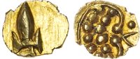 India, Maratha Confederacy, gold Fanam