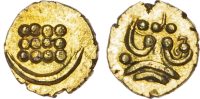 India, Malabar, gold Fanam
