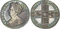Anne (1702-1714), Silver Crown, 1707 SEPTIMO