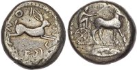 Sicily, Messana, Silver Tetradrachm