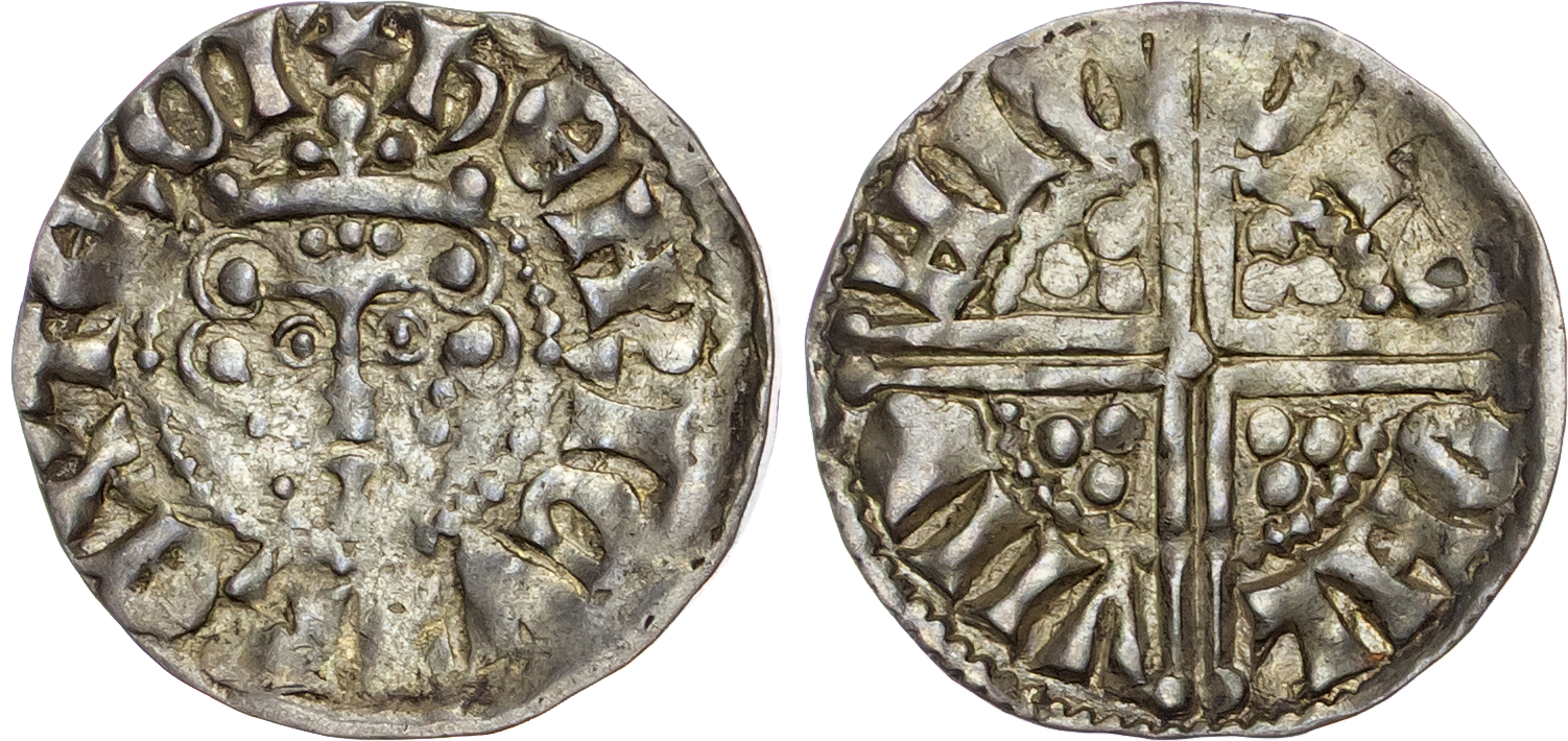Henry III (1216-1272), Silver Penny, Phase II, Class 2b (Nicole of London) Henry III (1216-1272), Silver Penny, Phase II, Class 2b (Nicole of London)