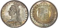 Victoria (1837-1901), Silver Halfcrown, 1887