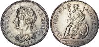 Charles II (1660-1685), Silver Pattern Farthing, 1665, by John Roettier