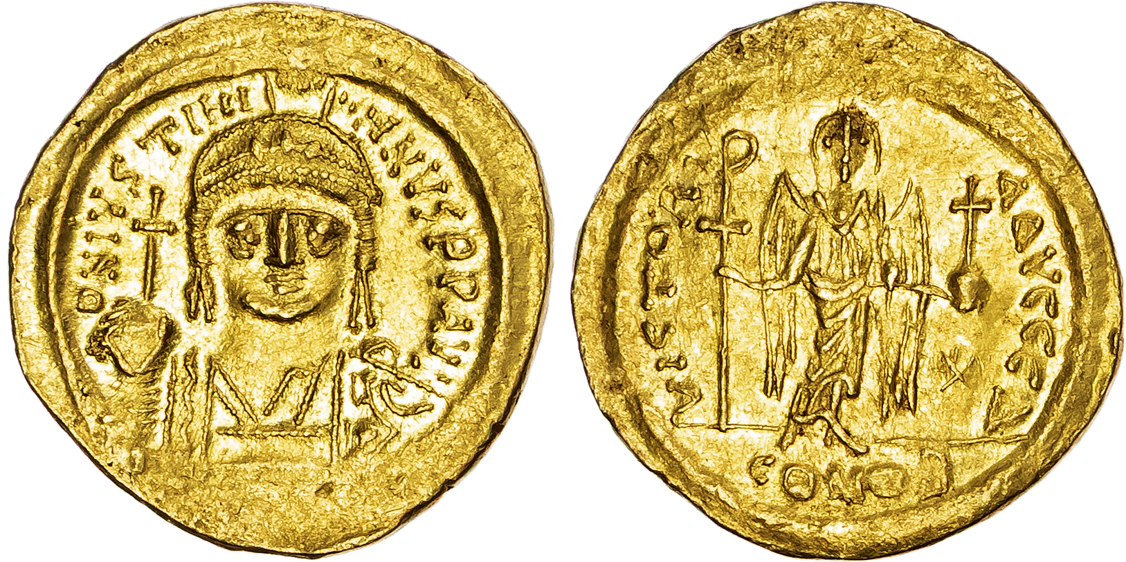 Justinian I (AD 527-565) Gold Solidus Justinian I (AD 527-565) Gold Solidus