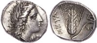 Lucania, Metapontum (c. 330-290 BC) Silver Nomos