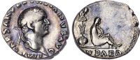 Vespasian (AD 69-79) Silver Denarius