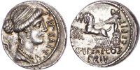 P. Plautius Hypsaeus (57 BC) Silver Denarius
