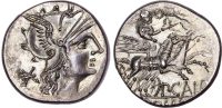 Publius Calpurnius (133 BC) Silver Denarius