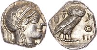 Attica, Athens (c. 454-404 BC) Silver Tetradrachm