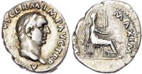 Vitellius (AD 69) Silver Denarius