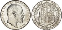 Edward VII (1901-1910), Silver Halfcrown, 1907