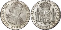 Peru, Charles IV (1788-1808), silver 8 Reales