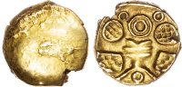 Cantiaci (c. 45-40 BC) Gold 1⁄4 Stater