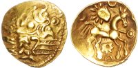 Atrebates & Regini (c. 60-20 BC) Gold 1⁄4 Stater