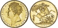 George IV (1820-1830), Gold Two Pounds, 1823