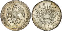 Mexico, Republic, silver 8 Reales, 1896