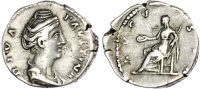 Diva Faustina Senior, Silver Denarius