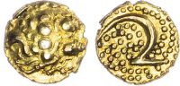 India, Mysore, Haidar Ali (AH 1174-1197 / 1761-1782 AD), gold Fanam