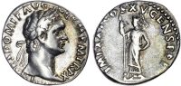 Domitian Silver Denarius
