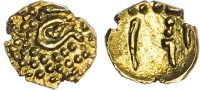India, Cochin, gold Fanam