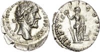 Antoninus Pius Silver Denarius