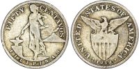 Philippines, silver 50 Centavos