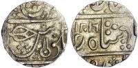 India, Indore, silver Rupee