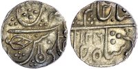 India, Indore, silver Rupee