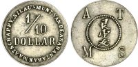 Dutch East Indies, nickel 1/10 Dollar, plantation token
