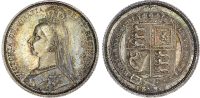 Victoria (1837-1901), Silver Sixpence, 1887