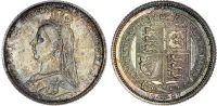 Victoria (1837-1901), Silver Sixpence, 1887