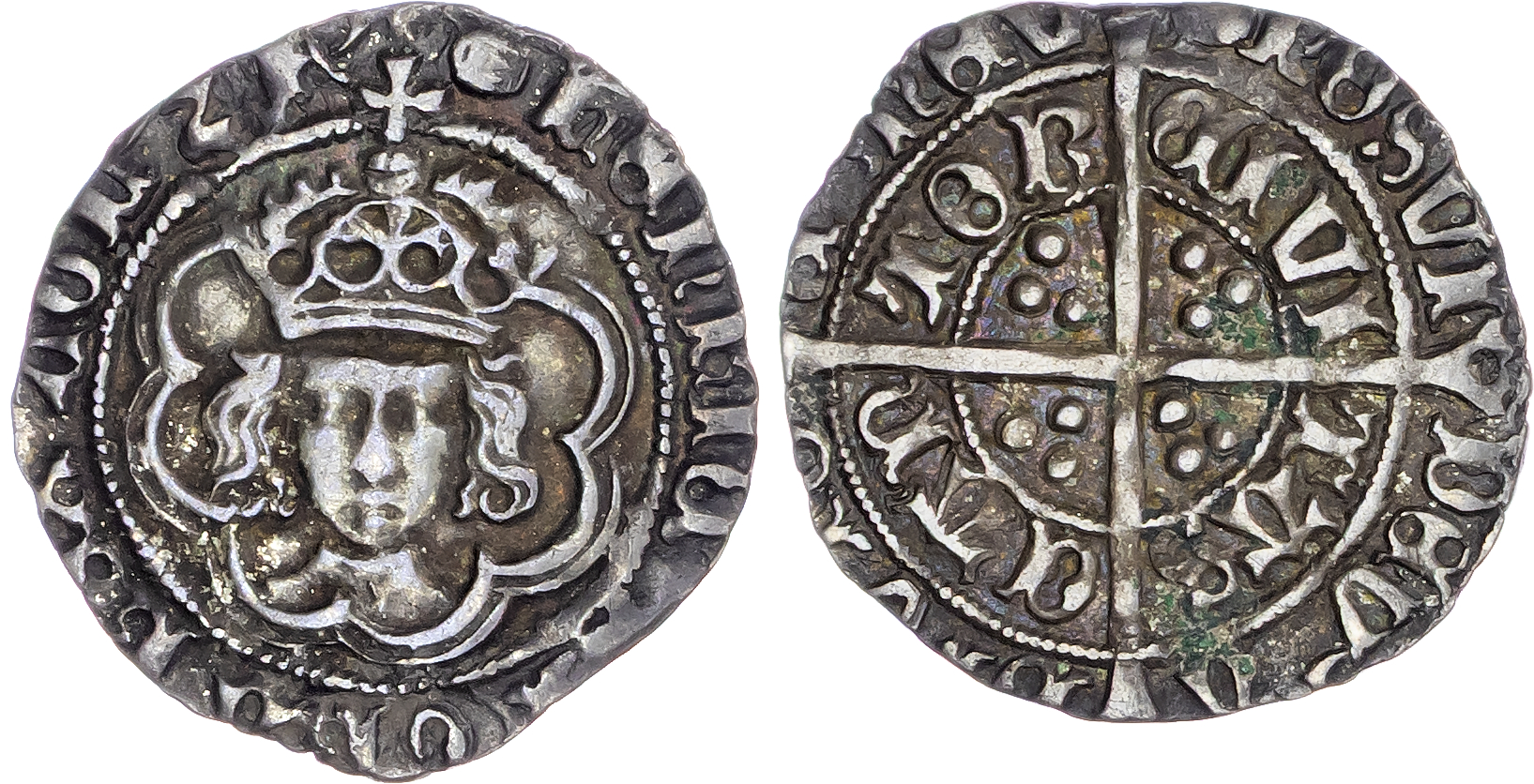Henry VII (1485-1509), Silver Halfgroat, Canterbury mint Henry VII (1485-1509), Silver Halfgroat, Canterbury mint