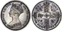 Victoria (1837-1901), Silver 'Gothic' Florin, 1852