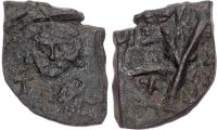 Leontius Bronze Half Follis